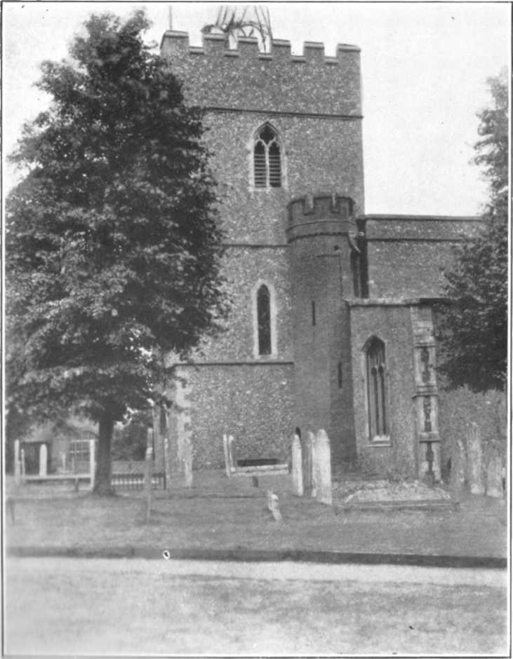 The Parish Church of Sawbridgeworth, Co. Herts, England